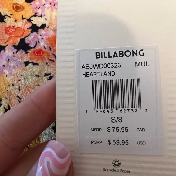 NWT Billabong Heartland Dress - Picture 5 of 7